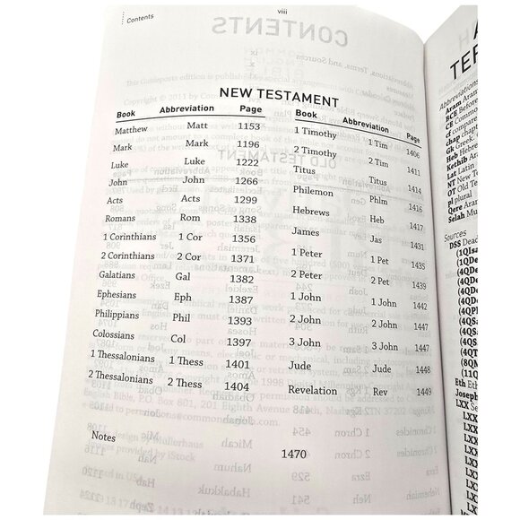 The Daily Life Bible LARGE PRINT EDITION Easy To Read Common English Bible - Picture 7 of 16